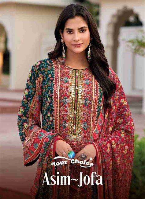ASIM-JOFA BY YOUR CHOICE 1001 TO 1002 SERIES DESIGNER FESTIVE SUITS ...