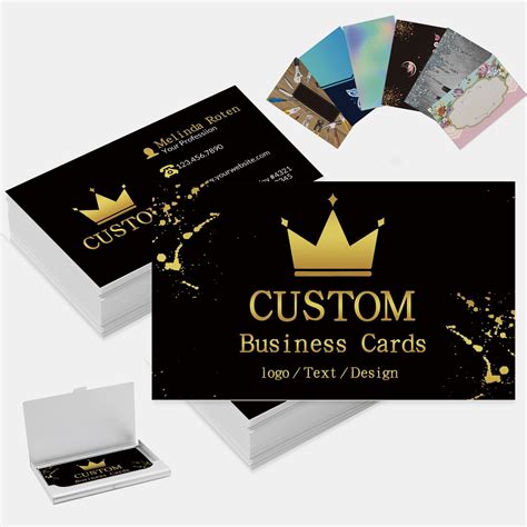 Amazon.com : Custom Business Cards with Your Logo, Business Cards ...
