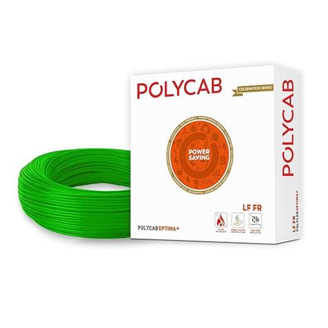 Polycab OPTIMA+ 6sqmm 90M coil | Flame Retardant | Lead free | 99.97% ...