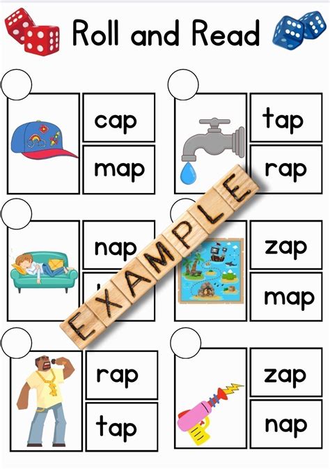 Mash > 1st / 2nd Class > CVC - Phonics Game - Vowel A - Roll and Read ...