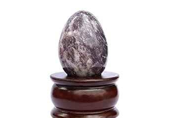 Jet International Natural Lepidolite Gemstone Egg 45-50 mm A+ Hand ...