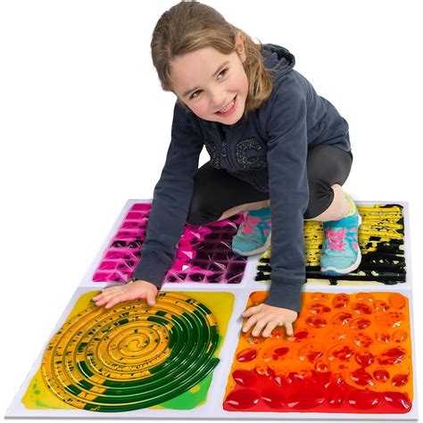 Amazon.com: Onyoloy Sensory Floor Lava Tiles: Sensory Liquid Tiles ...