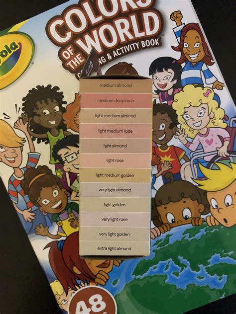 Buy Crayola Colors Of The World Crayons and Coloring Book Set Online at ...