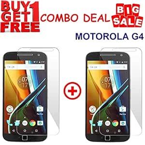 KITE DIGITAL Motorola G4 Premium Tempered Glass Screen Protector Slim ...