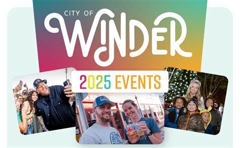 The City of Winder announces lineup of events for 2025 | News | Winder, GA