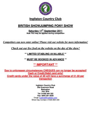 Fillable Online bsja-scotland co BSJA Pony Show 17th Sept 11.doc - bsja ...