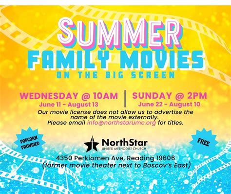 Free Summer Movies, 4350 Perkiomen Ave, Reading, PA, United States ...