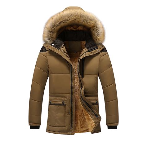 Dezsed Mens Winter Coats Clearance Men's Winter Thickened Plus Size ...
