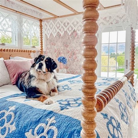 Antique Twin Canopy Bed at Cathy Bible blog