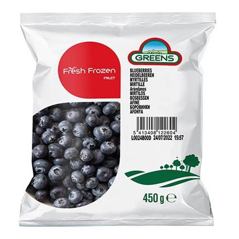FROZEN WILD BLUEBERRIES -15x450g - Debriar