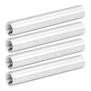 Female Thread Tube Support, 6mm OD Standard Sizes 4Pcs Standoff M4x0 ...