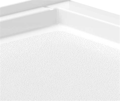 SS-3260 32 x 60 Swanstone® Alcove Shower Pan with Center Drain in White ...