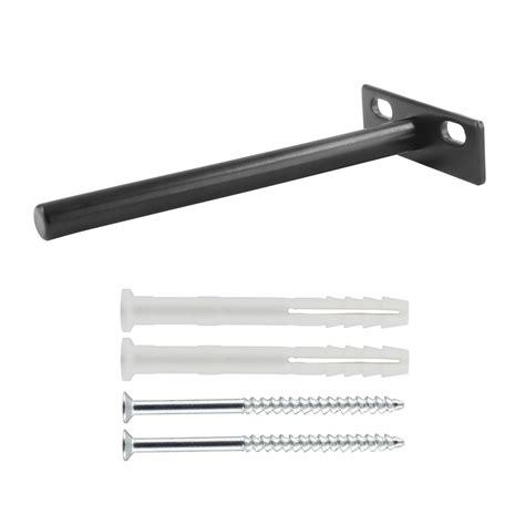 Buy Rierdge 6 Pcs Heavy Duty Floating Shelf Bracket 5 Inch, Solid Steel ...