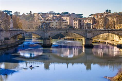 Tiber River Rome Italy Map