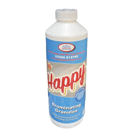 Buy Happy Hot Tubs Bromine Granules 1kg Tub Brominating Bromide Pool ...