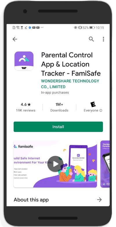 Téléchargez gratuitement l'application Wondershare FamiSafe