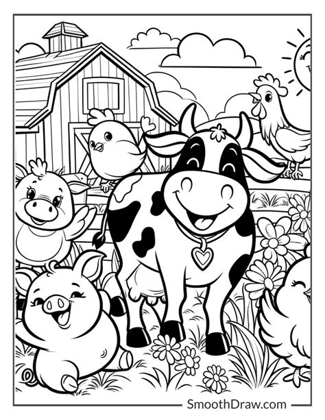 Farm Animals Coloring Pages