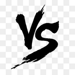 VS versus letters vector icon isolated on white background. VS versus ...