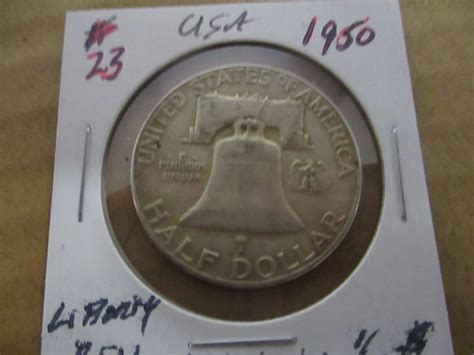 1950 USA LIBERTY BELL SILVER DOLLAR