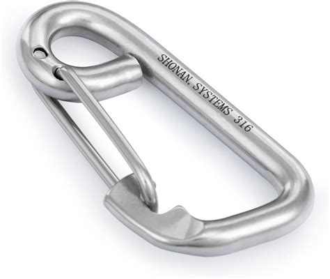 Shonan.Systems SHONAN Marine Boat Hooks, Stainless Steel Carabiner ...