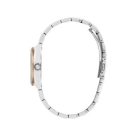 Guess Women's Watch Silver & Rose Gold Tone Case Quartz GW0687L3