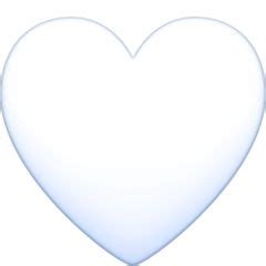 🤍 White Heart Emoji | White heart emoji, Heart emoji, White heart