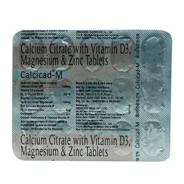 Calcicad-M Tablet | Uses, Side Effects, Price | Apollo Pharmacy
