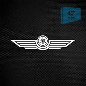 SIGN EVER Yamaha Wings Logo Stickers for Fzs R15 v3 Rx100 Bike Sides ...