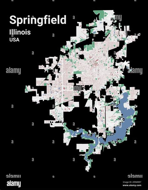 Image result for Springfield IL City Limits Map