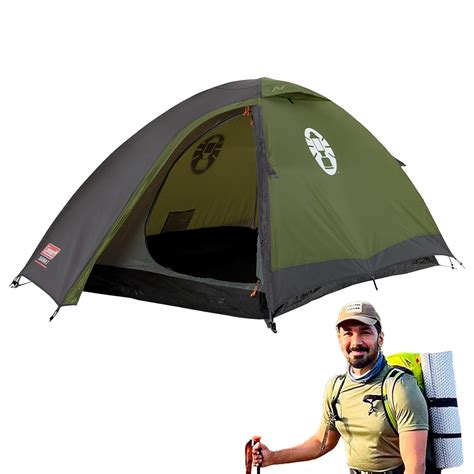 Coleman Polyester Darwin 2 Person Camping Dome Tent, 5-10 Minutes Easy ...