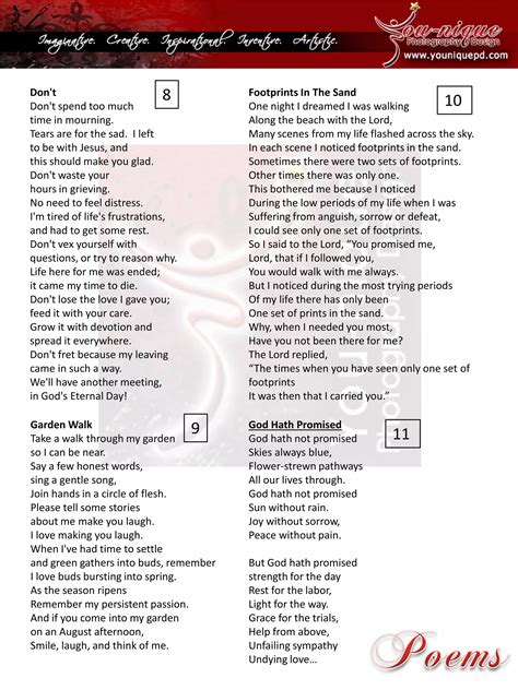 Image result for Funeral Program Poems