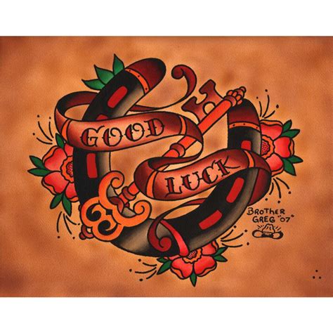 Horseshoe Tattoo Old School