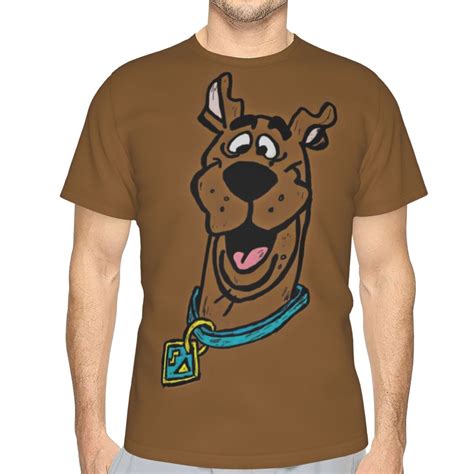 Men Women Scooby Doo Shirts Short Sleeve Cosplay Adults Anime T-Shirts ...