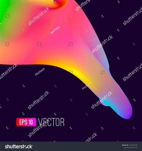 Abstract Vibrant Background Design Neon Colors Stock Vector (Royalty ...