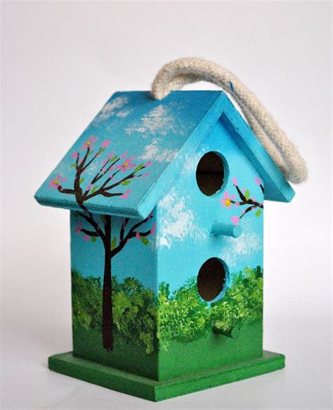 An Artful Life — Mini Painted Birdhouses. Available here!... | Bird ...