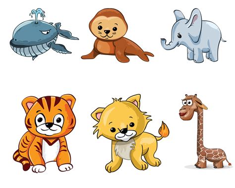 Baby Zoo Animal Clipart