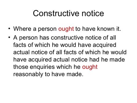 Constructive Notice in General 的图像结果