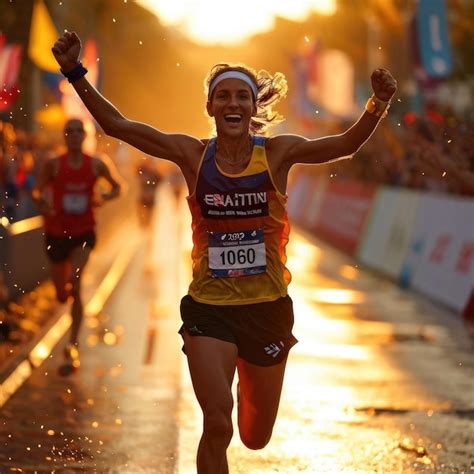 Image result for Runner Crossing Finish Line