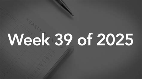 List of National Days for Week 39 of 2025