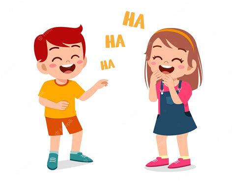 Boy Laughing Clipart