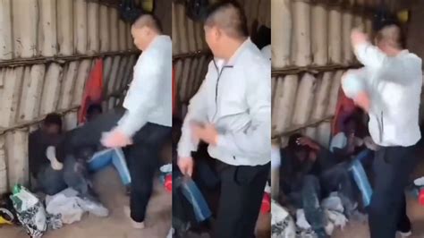 Caught On Cam! Chinese Boss Treating His African Staff As Slaves ...