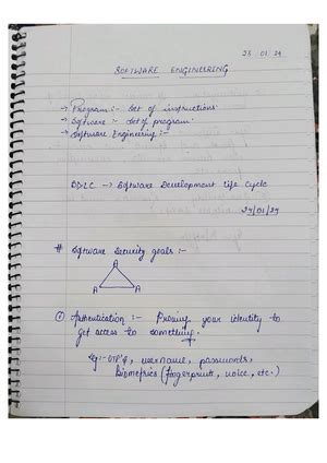 Software Engineering - CSE 320 - LPU - Studocu