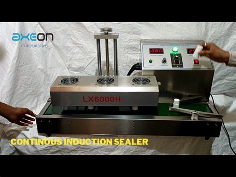 Continuous Jar Sealing Machine - LX6000A Continuous Induction Cap ...