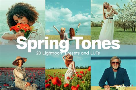 20 Spring Tones Lightroom Presets and LUTs