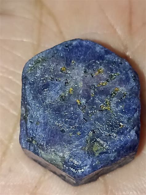 Amazing Quality Natural African Blue Sapphire Gemstone Rough. Blue ...