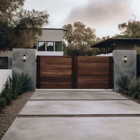 Modern Driveway Gate Designs for Style and Security