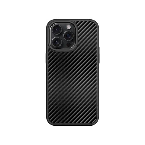Carbon Fiber Textured Skin with Shockguard Armour Magsafe Case for App