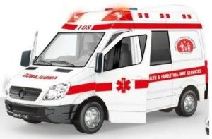 M.S.ENTERPRISE Ambulance Toy for Kids with Light & Siren Sound Effects ...