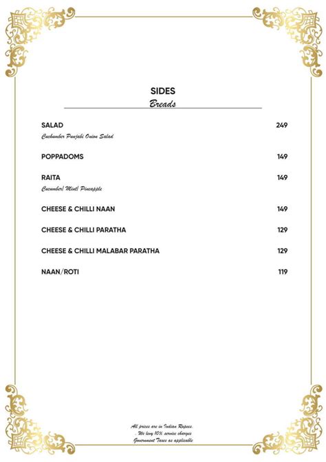 Noon Mirch Menu, Menu for Noon Mirch, Indirapuram, Ghaziabad, Delhi NCR