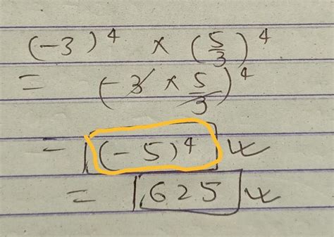 SIMPLIFY AND EXPRESS THE RESULT IN POWER NOTATION WITH POSITIVE ...